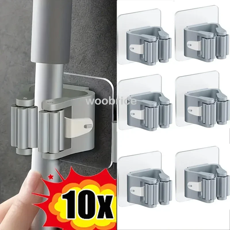 Commercial Kitchen Utensil Holder - Держатель для швабры самоклеящийся, настенный, для