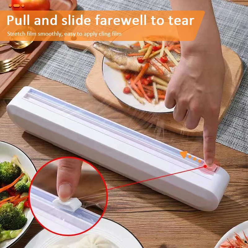 Commercial Kitchen Utensil Holder - Настенный диспенсер для фольги, пластиковый резак