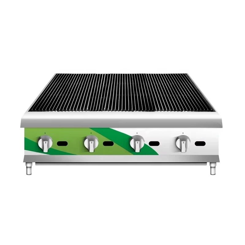 Commercial Kitchen Grill - Газовая плита для барбекю, гриль GBL-4,
