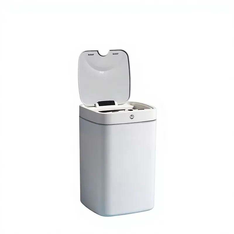 Commercial Kitchen Garbage Can - Квадратный умный пластиковый мусорный бак для