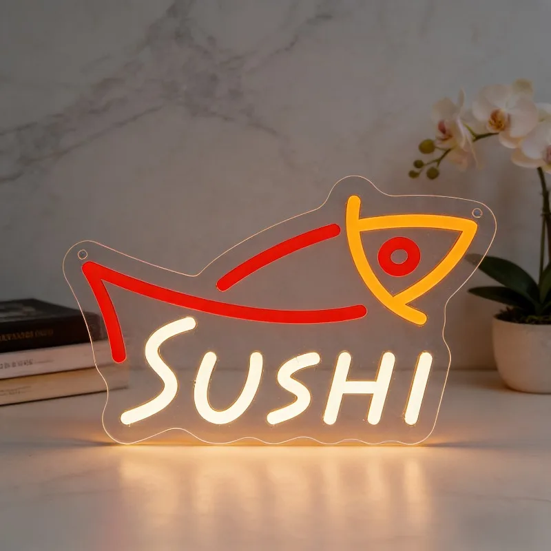 Светодиодная неоновая вывеска  – обзор и цена Commercial Kitchen Japanese