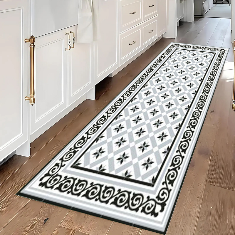 Сине-серый ковер-дорожка с гео – обзор и цена Commercial Kitchen Tile