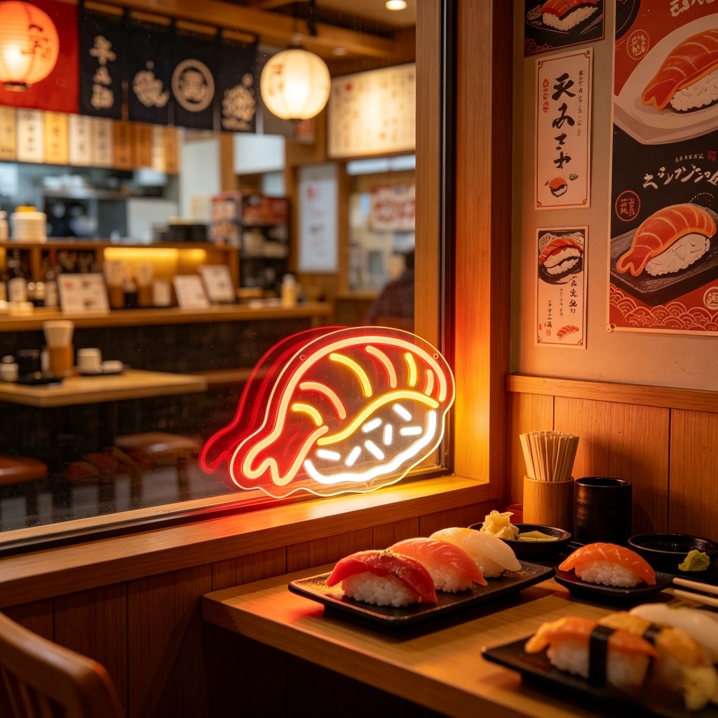 Креативная светодиодная неонов – обзор и цена Commercial Kitchen Japanese